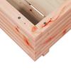 Plant Pot 40x40x26.5 cm Solid Douglas Fir Wood