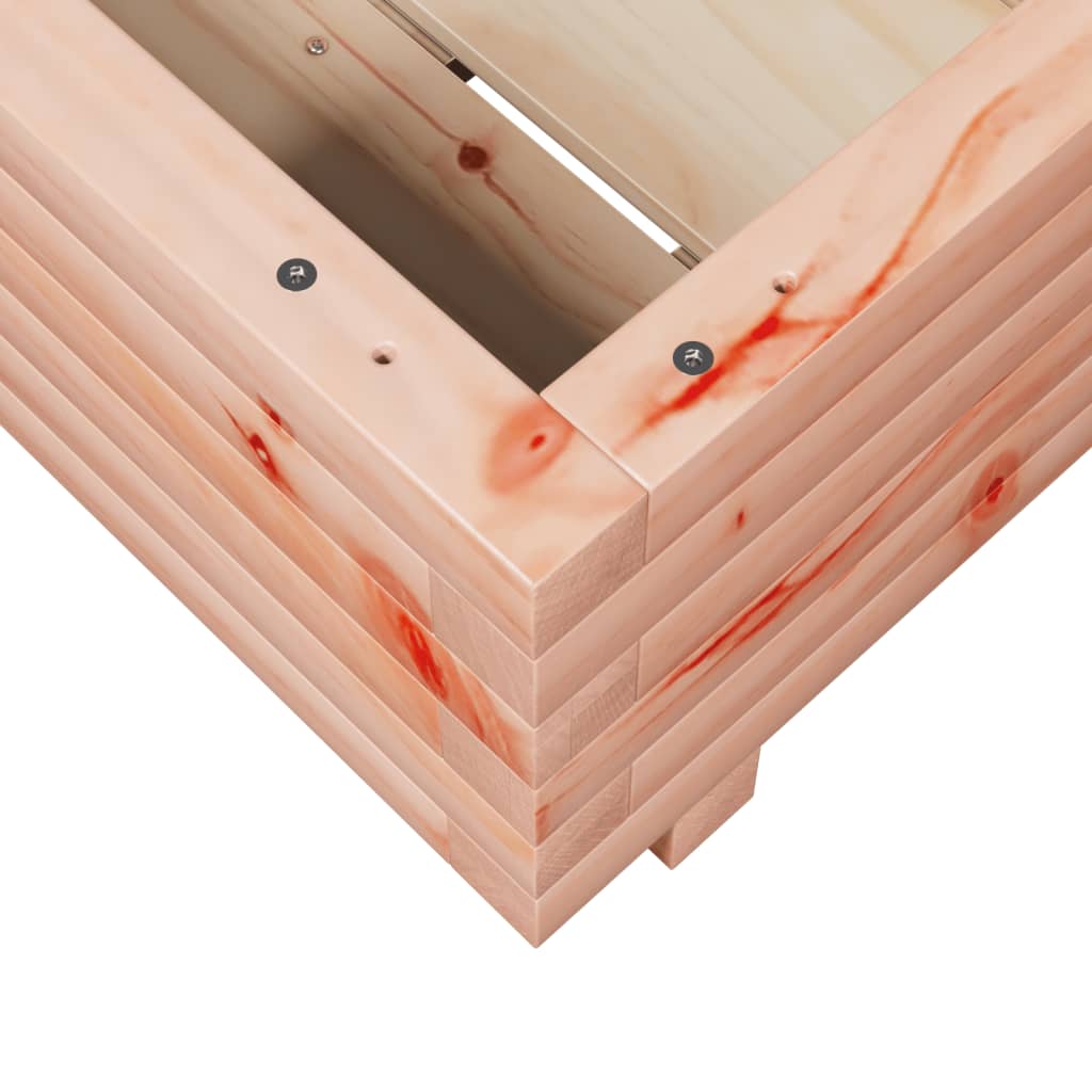 Plant Pot 40x40x26.5 cm Solid Douglas Fir Wood