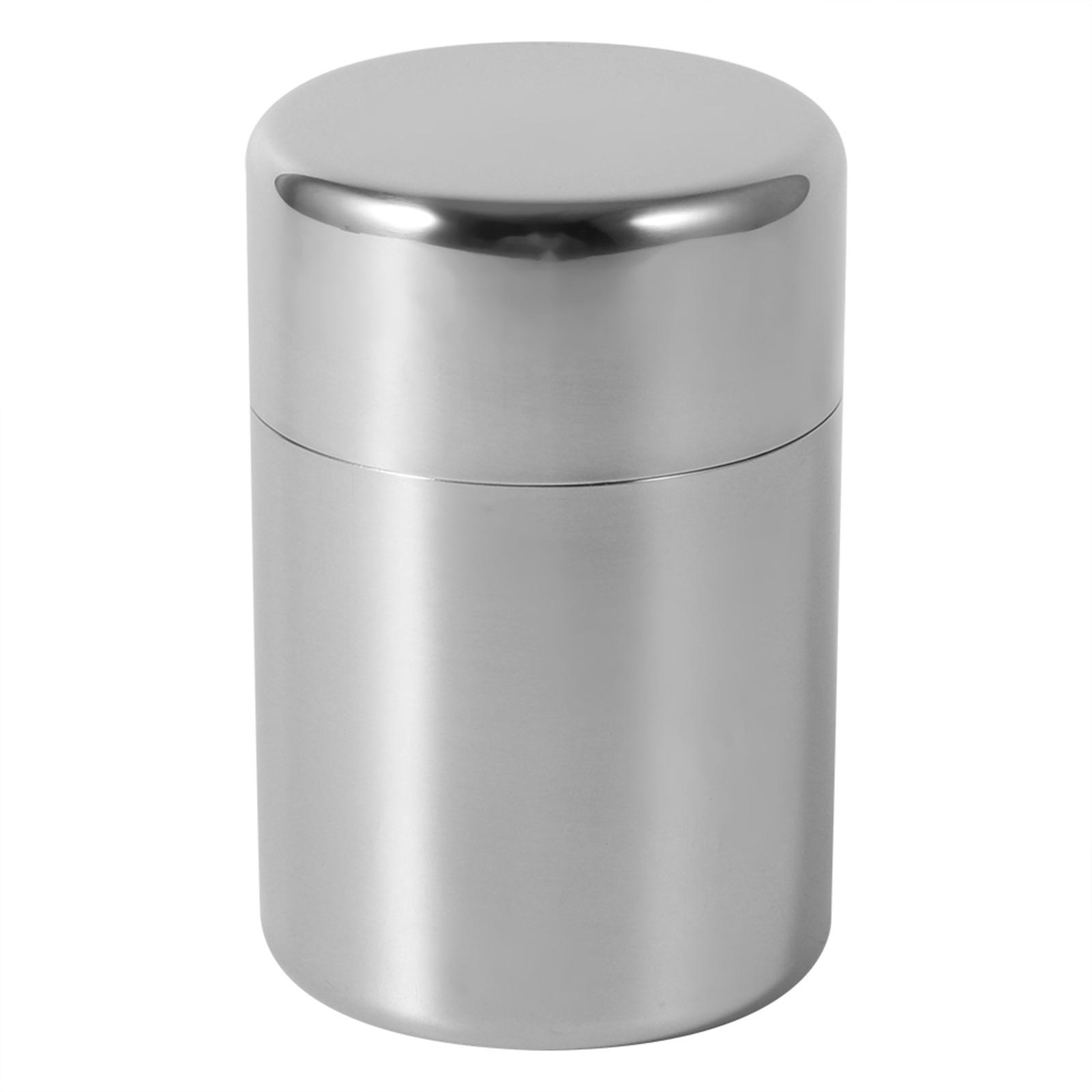 

Stainless Steel Tea Tins Canister Home Kitchen Canisters for Tea Coffee Sugar Storage S 100x40x0.3cm / 39.4x15.7x0.1in