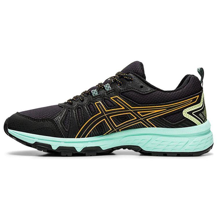 

Женские кроссовки ASICS Gel Venture 7 Black Mint Orange Pop 1012A476-003