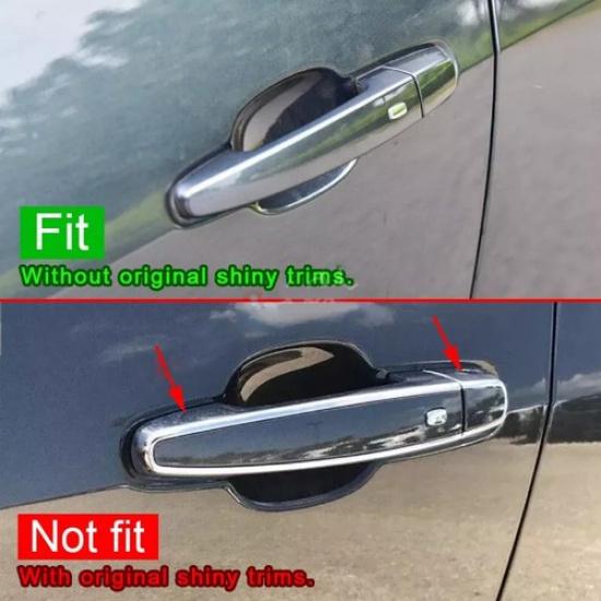 For Chevrolet Blazer - Carbon Fiber Door Handle Cover Trims Accessories