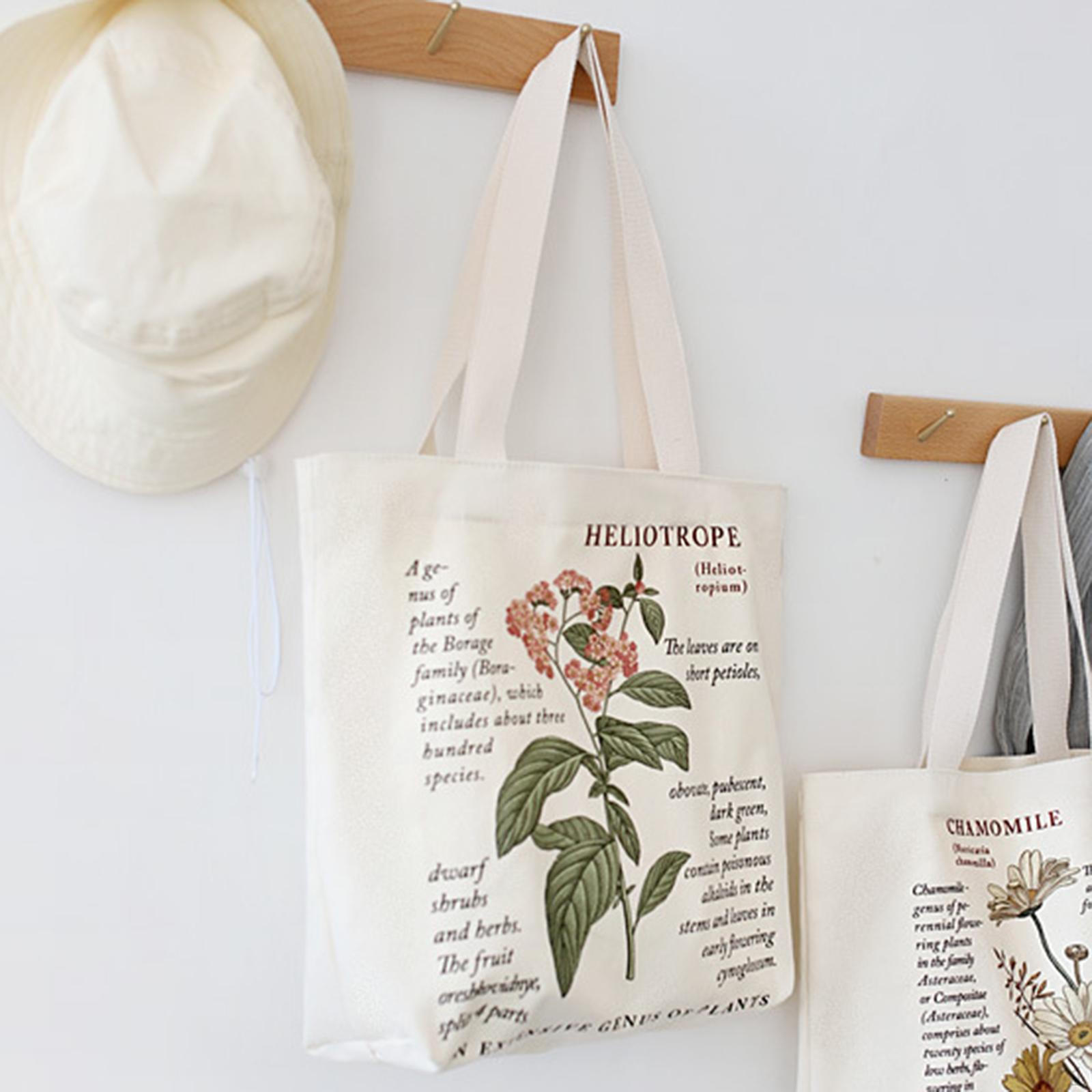 Повседневная сумка через плечо с внутренним карманом на молнии холщовая сумка многоразовая сумка-тоут Heliotropium 1000₽