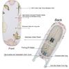 10.43 Inch Foldable Mini Ironing Board Portable Compact Sleeve Ironing Board Peony Design Space Saving Tabletop Ironing Board