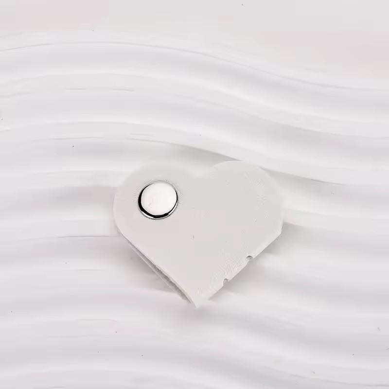 

Mini Heart Shape Cable Organizer Vintage Earphone Wire Data Line Clips Cable Winder Tie Cable Management Cord Organizer Office белый