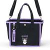 Sanrio Mini Tote and Shoulder Ages 3 and 615234 2-Way Bag, Kuromi, Cotton, Polyester, Steel, Bag, Up,