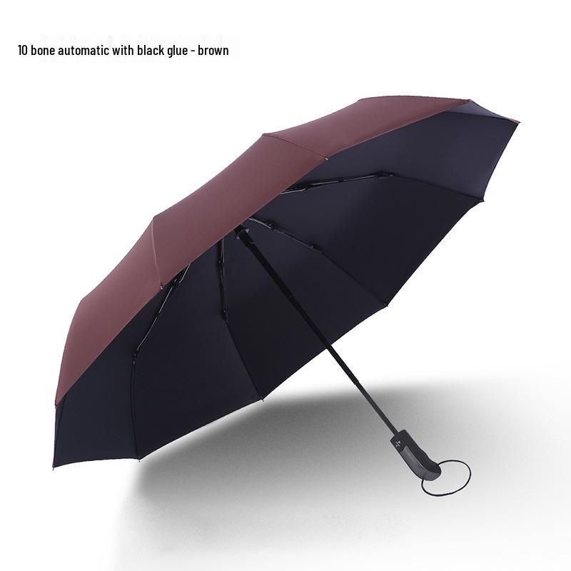 Automatic Three-Fold Sunshade Umbrella: UV-Protection & Rainproof for Men and Women