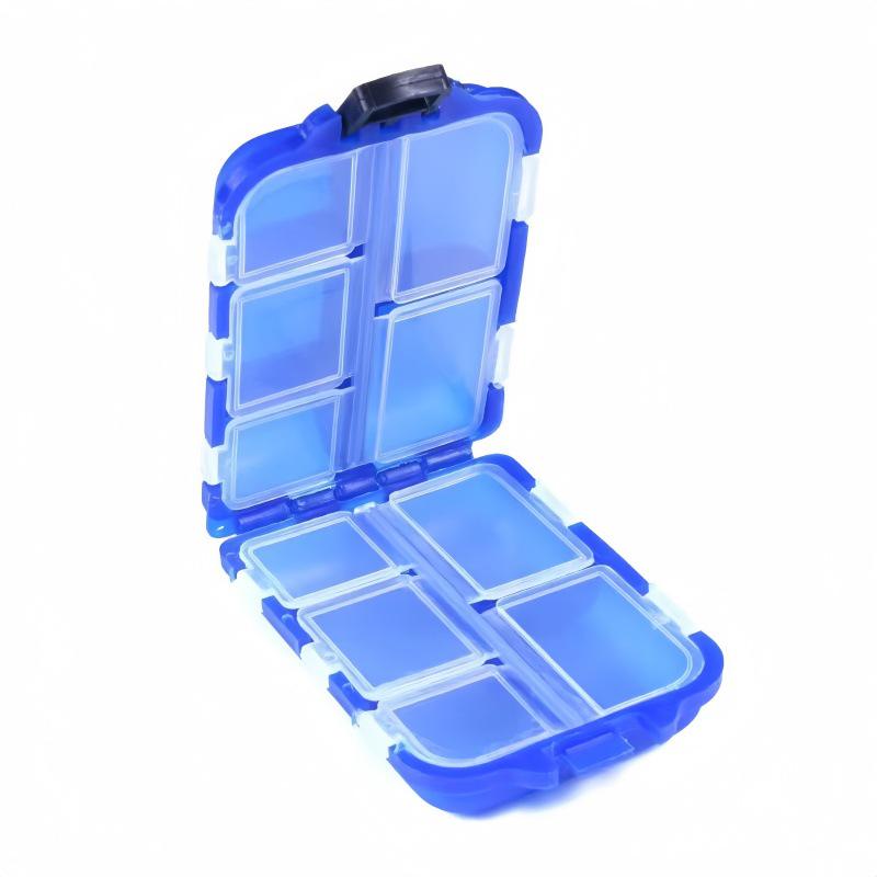 Portable Multi-Functional Fishing Lure Box with Double-Layer Design for Minnow and Accessory Storage