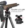 SWFOTO 60mm Large Tripod Ball Head with Quick Release Clamp 66 Lbs Weight Capacity XB-60 Arca-Swiss Lever, (30kg)