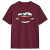 Cars Halloween Lightning McQueen Big Face T Shirt Man Y2K Pure Cotton T-Shirts Summer O-Neck Tee Shirt Oversized Clothes