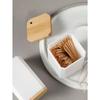 Toothpick Holder Container for Home and Living Room Use, Portable Toothpick Box, Toothpick Jar with Storage, Home Decor