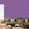 Geometric rhombus wallpaper, purple background, purple center, 50x1000