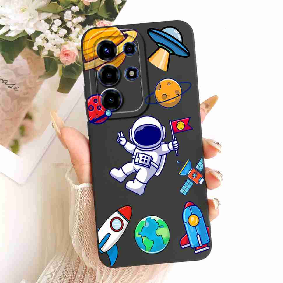 For Itel S26 Ultra Case Floral Silicone Soft Casing New Shockproof Back Cover For Itel S26 Ultra / Super 26 Ultra / S688LN Cover