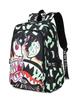 Colorful Shark Kids Backpack Waterproof Large Capacity Cartoon Print Elementary School Bag 