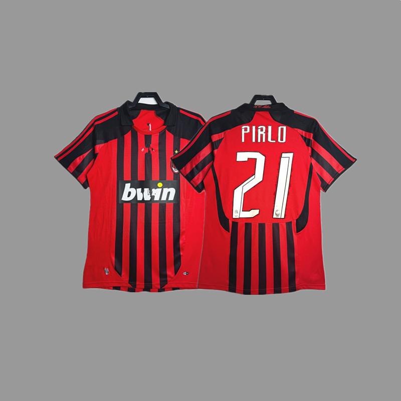 Retro jersey, football jersey, classic nostalgic replica Thai jersey, game training jersey, short-sleeved sportswear.