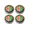 Car Sticker For Alfa Romeo 159 147 4pcs 60mm Car Styling Wheel Center Cap Hub Covers Badge Accessories For Alfa Romeo Giulia Ste EO0 