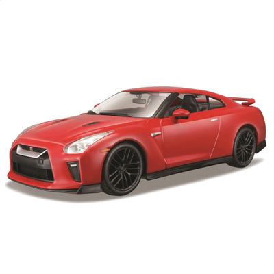 Bburago Scale Nissan 2017 Diecast Model Car 1/24 GT-R (Red)