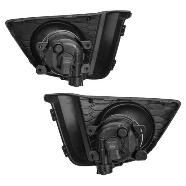 2014-2017 Honda Fit Front Bumper Fog Light Cover with H11 Bulb & Wiring Harness