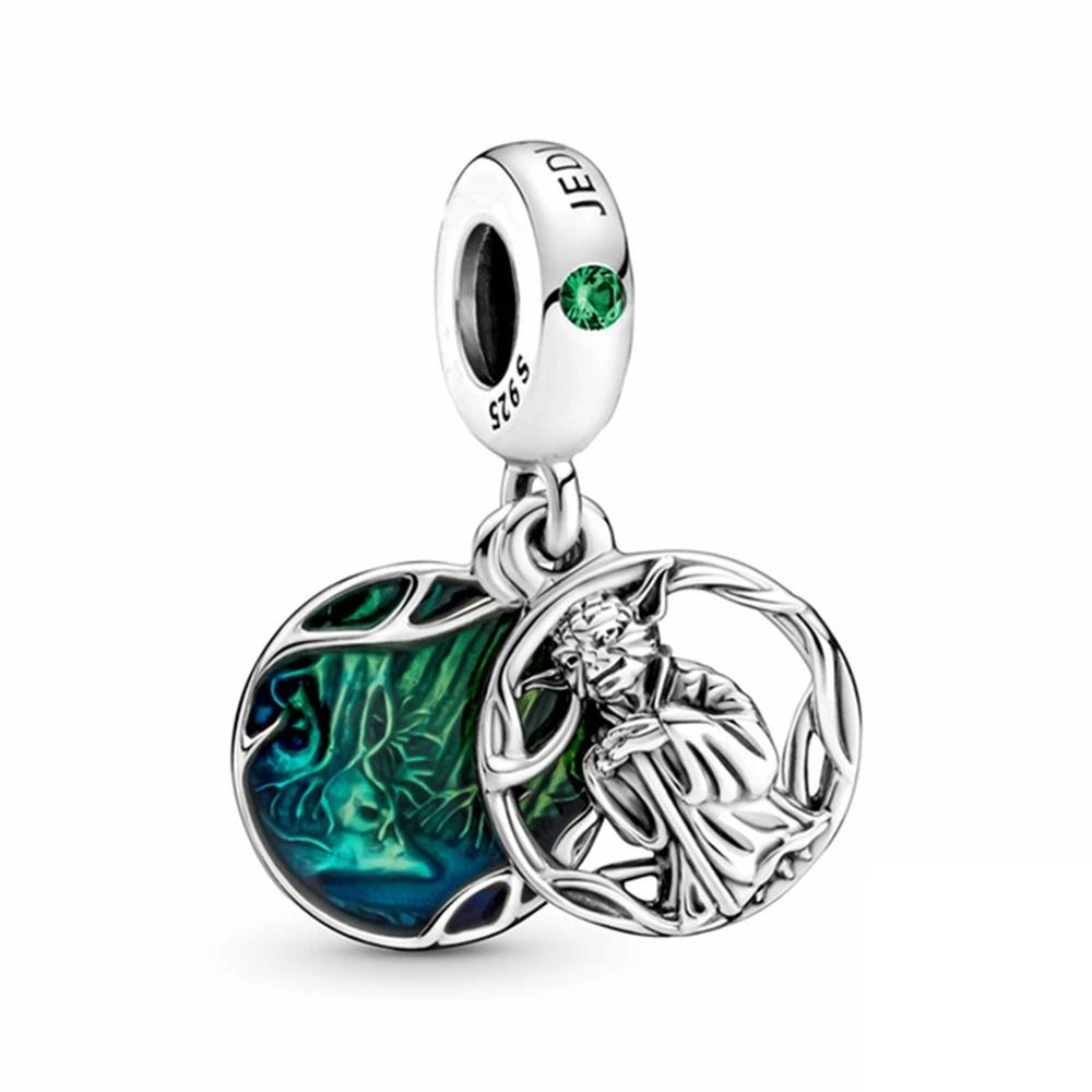 New 925 Silver Miniso  Mouse Castle Hat Princess Pendant For Bracelet DIY Exquisite Jewelry