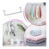 Over Cabinet Towel Holder - Sleek Adhesive Stainless Steel Organizer, Space Saving Hanging Rack | Multifunctional Kitchen Bathroom Storage Accessory