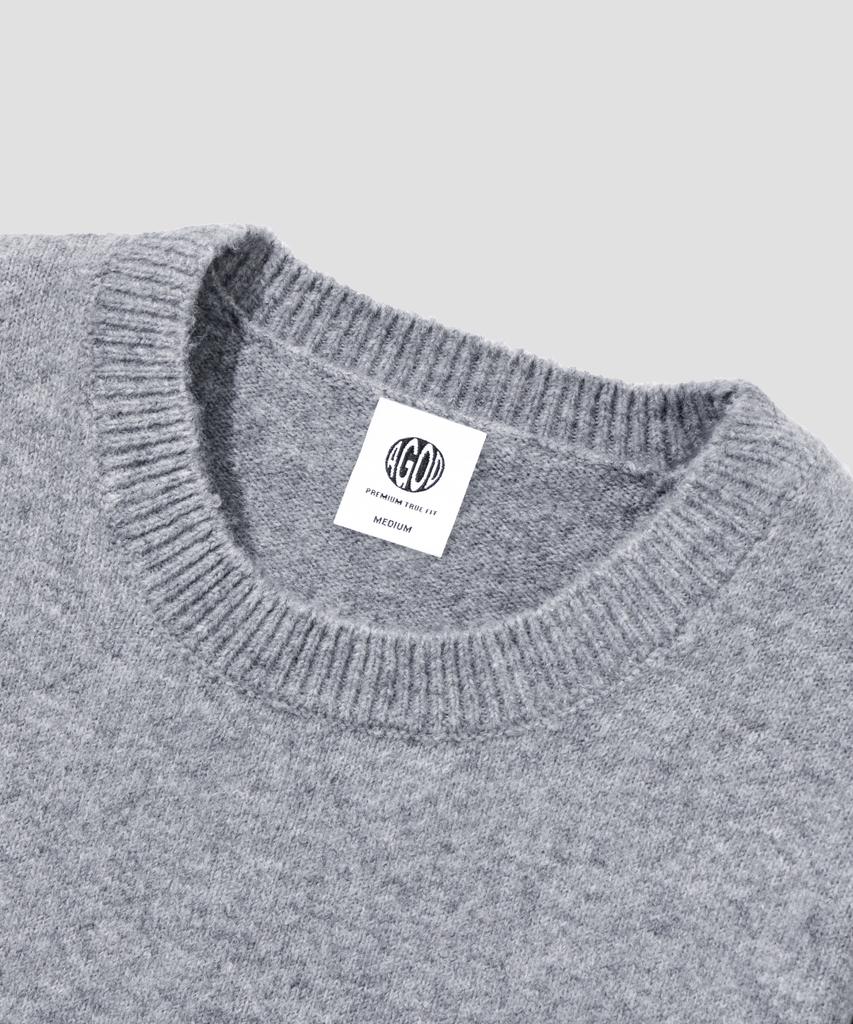 AGOD Essential Crop Knit [Gray]