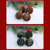 Flocking Sphere Ornaments For Christmas Tree Colorful Decorative Ball Perfect For Holiday Festival Atmosphere