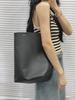 Korean Style Women's Genuine Leather Bucket Bag – Large Capacity Cowhide Shoulder Tote