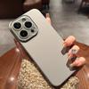 Natural titanium phone case for For Iphone 16 15 14 13 12 11 pro max plus hard pc back cover case bumper Camera protection with lens