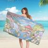 Cute Cartoon C-ChiikawaS Anime Beach Swimming Towel Soft Absorbent Washcloth Children's Gifts for Kids Travel Camping Gym