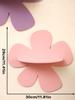1 pz Carina Mensola da Parete a Fiore in Legno Caramella Colorate Mensole Galleggianti Cornice Pittura Floreale Mensola da Appendere a Parete Decorazione Camera da Letto Bambina