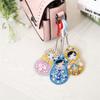 5pc/Set 5D Diamond Key Chain Cartoon Girl Pendant Toys Special Shaped Full Diamond Painting Keychain Bag Decor Gift