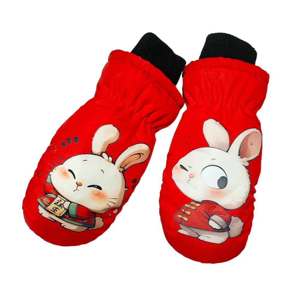 Warm Snow Gloves Non-slip Kids Winter Mittens Fashion Children Ski Gloves  Children Kids
