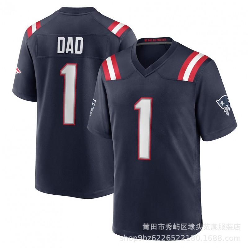 New England Patriots Embroidered Mens Football Jersey Sports Team Uniform