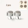 2pcs Glass Spice Jars with One Touch Lid,3 Adjustable Salt/Spice Shakers Kitchen Seasoning Containers for Precise Cooking BBQ, Bbq Accessories