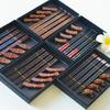 BEPAN Chinese style gift box creative wooden chopsticks four pairs of chopsticks chopstick rest gift box