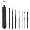 7 pezzi Earpick Ear Cleaner Ear Care Strumento di pulizia Kit di strumenti per la rimozione del cerume in acciaio inossidabile