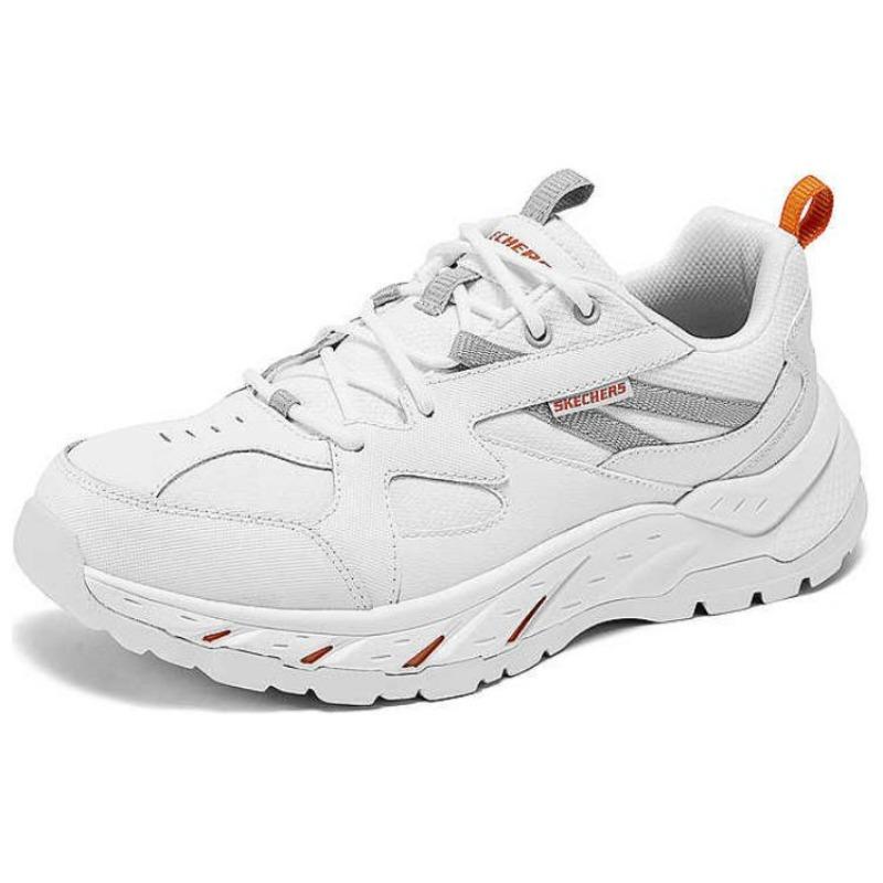 Skechers Brockmont Men Comfort Versatile Low Top Outdoor Shoes White 210991-WHT 42.5