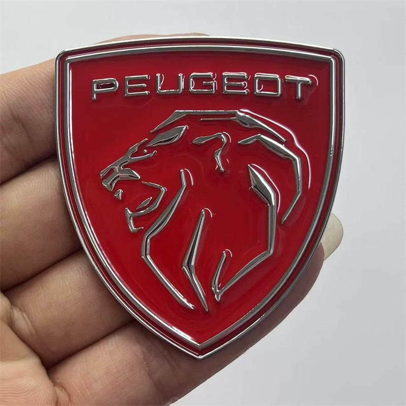 Наклейка з логотипом автомобіля Peugeot: Модифікація персоналізації для щитка, багажника та боковин