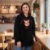Cat Mom Dog Dad Clothing Hoodie with Pouch, Pet Carrier Sweatshirt for & Cat, Hooded Pullover, Kangaroo Pocket Pouch Pocket, Drop Shoulder Sweatshirts