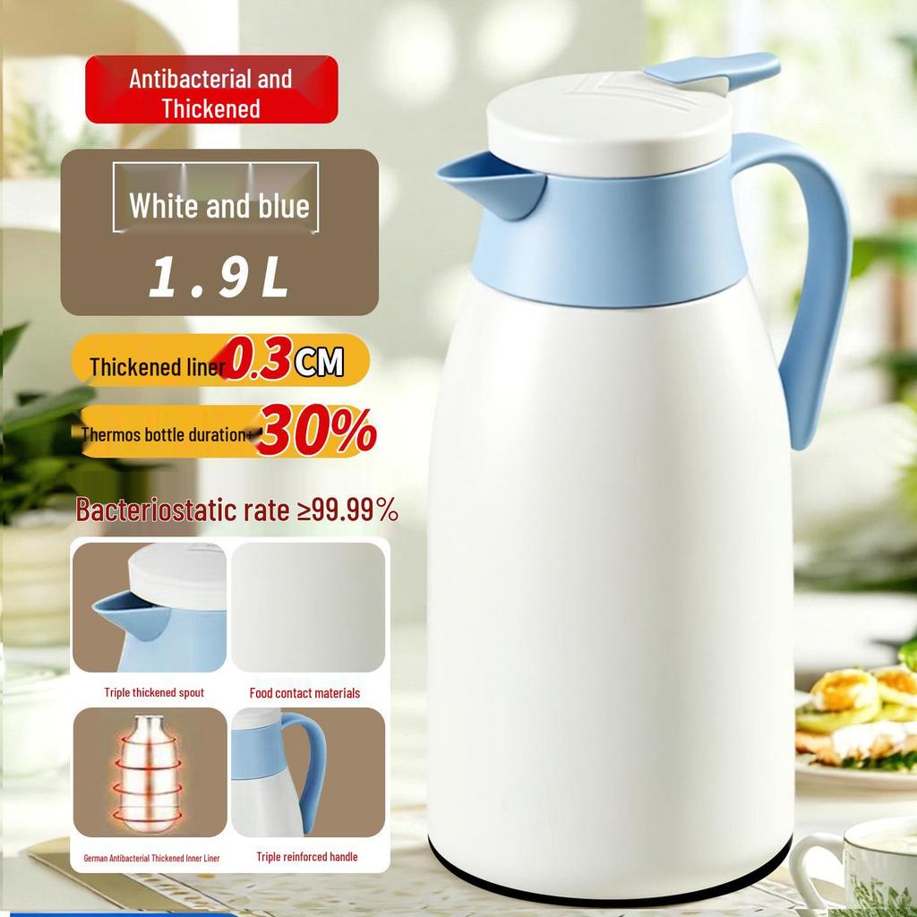Large Capacity Insulated Glass Water Bottle for Home & Office