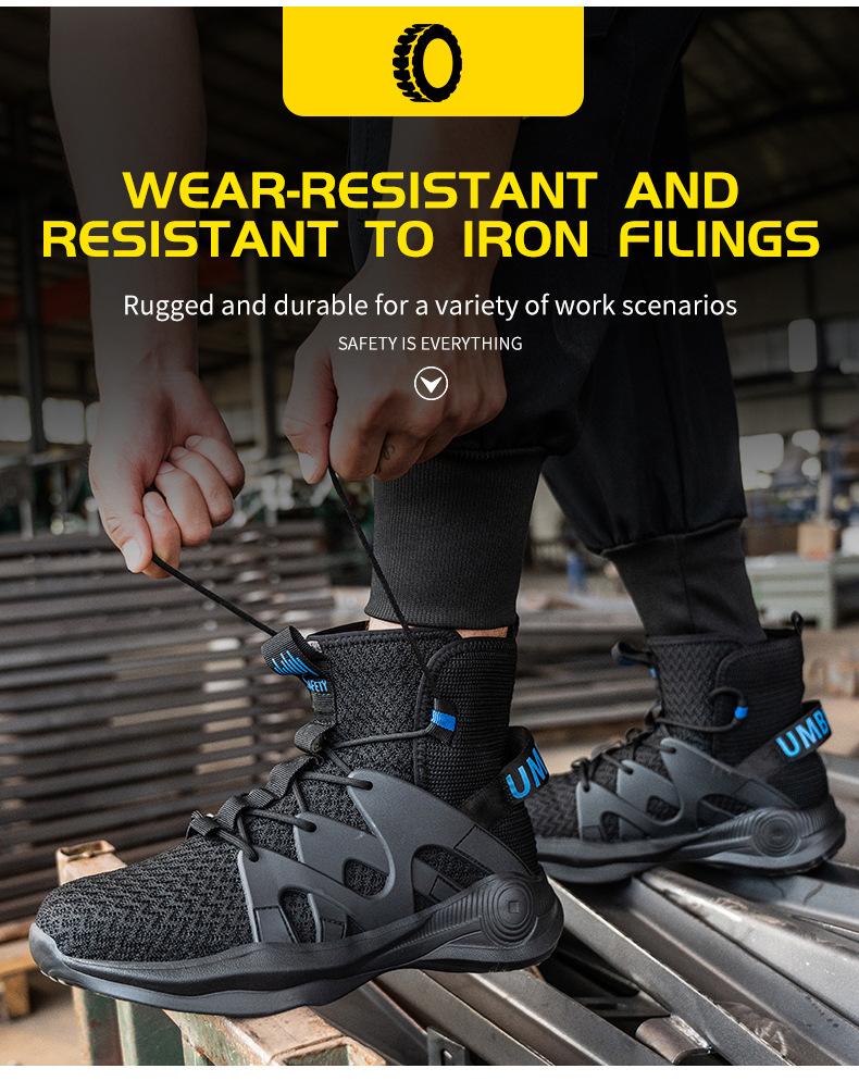 Pracovní bezpečnostní boty pro muže proti propíchnutí proti rozbití bezpečnostní obuv pro muže do práce protiskluzové pracovní tenisky zimní pracovní obuv