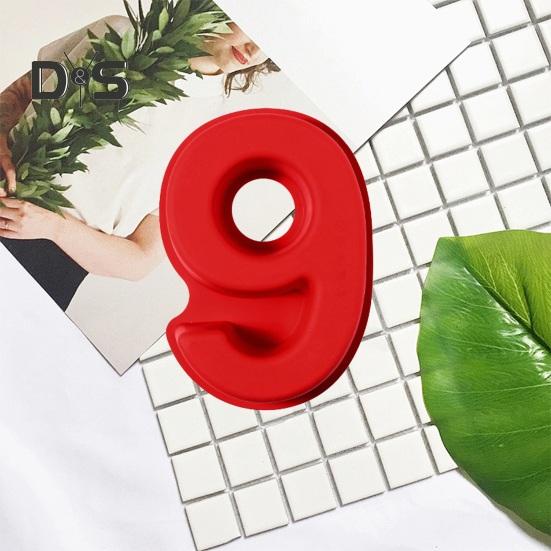 3D Digital Cake Mold Silicone Nonstick Number Cake Pan for Cakes High Low Temp Resistant Anti-Slip Texture Surprise Birthday Bread Mold