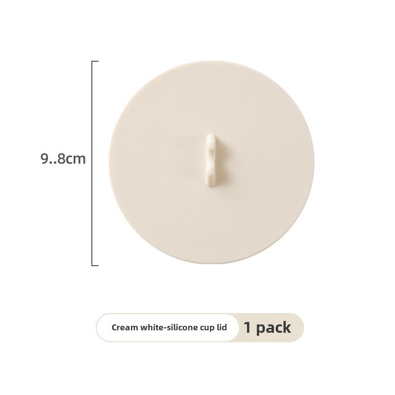 Silicone Tea Cup Coasters and Dustproof Cup Lids Modern Simple Style for Home Use