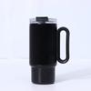 40oz Large Capacity Insulated Travel Mug With Handle Straw Double Wall Vacuum Stainless Steel Cup Car Office Outdoor Use