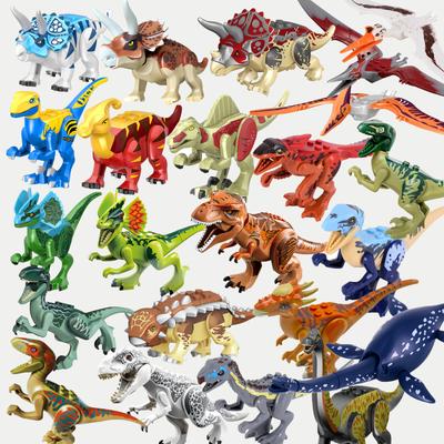 Jurassic Dinosaur DIY Building Blocks Velociraptor Velociraptor Rex Tyrannosaurus Pterosaur Dilophosaurus Accessories Bricks Toy