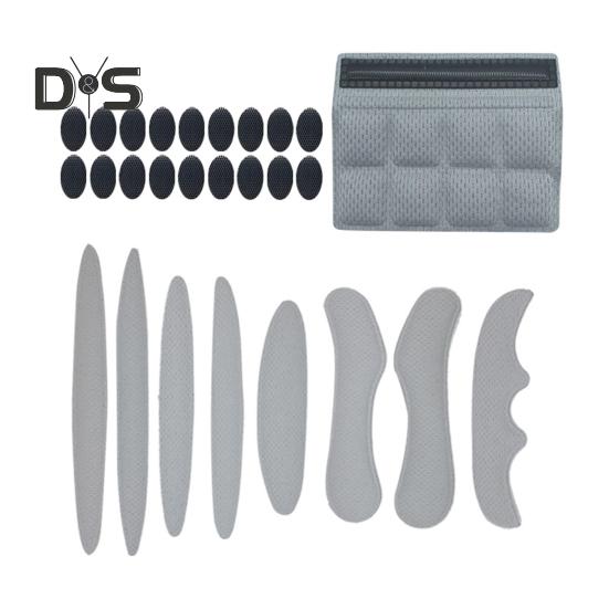 27 יח'/סט ערכת רפידות ספוג לקסדת אופניים נושמת ניתנת לכביסה בולמת זעזועים אוניברסלית קסדת רכיבה לאופני הרים/כביש ריפוד בטנה ערכת כריות