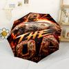 Ronaldo's Saudi Football Automatic Umbrella Folding Umbrella with 8 Ribs Sturdy Construction All-Season Use Fashionable Accessory Birthday/Christmas G