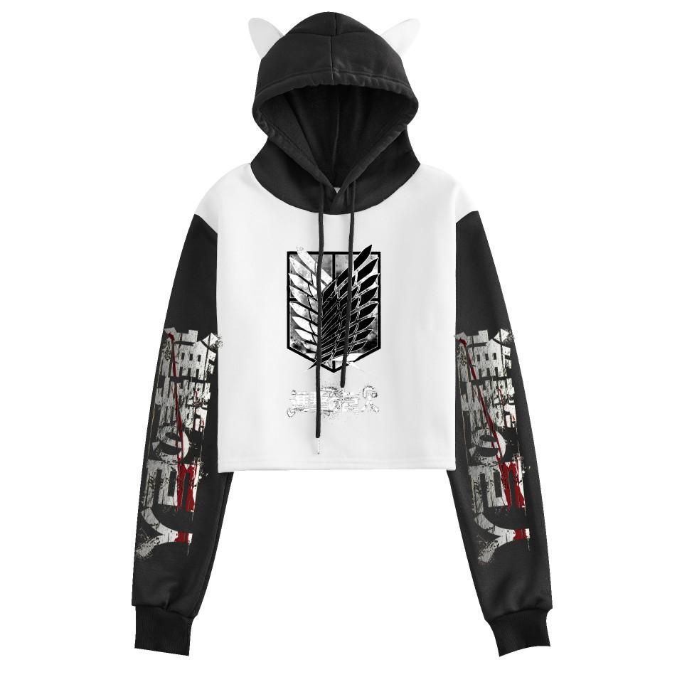 Attack on Titan Cross Logo Hoodie