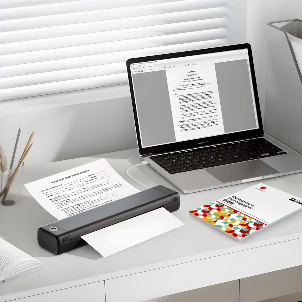 White Office Thermal Paper For Thermal Printers A4 100 Sheets Ream