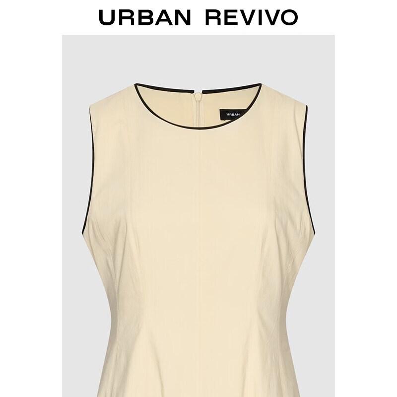 UR2026 Women's Color-block Sleeveless Maxi Dress