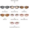 Damen-Sonnenbrille, modische polygonale Herren- und Damen-Sonnenbrille